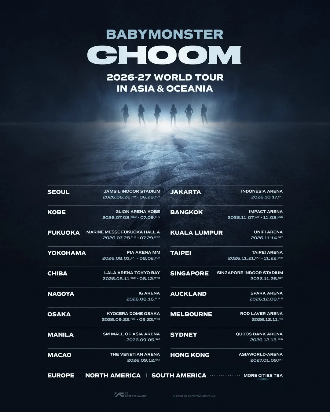 BABYMONSTER 澳門演唱會 WORLD TOUR [춤 (CHOOM)] IN MACAO 世界巡迴演唱會澳門站