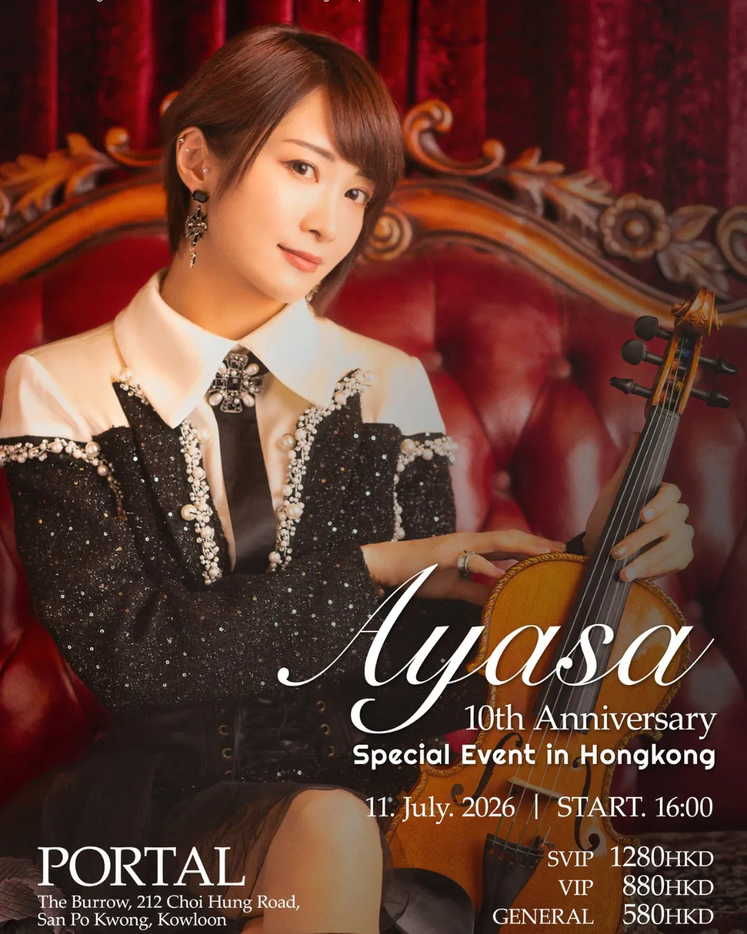 Ayasa 2026 出道十週年香港限定活動 10th Anniversary Special Event in HONG KONG