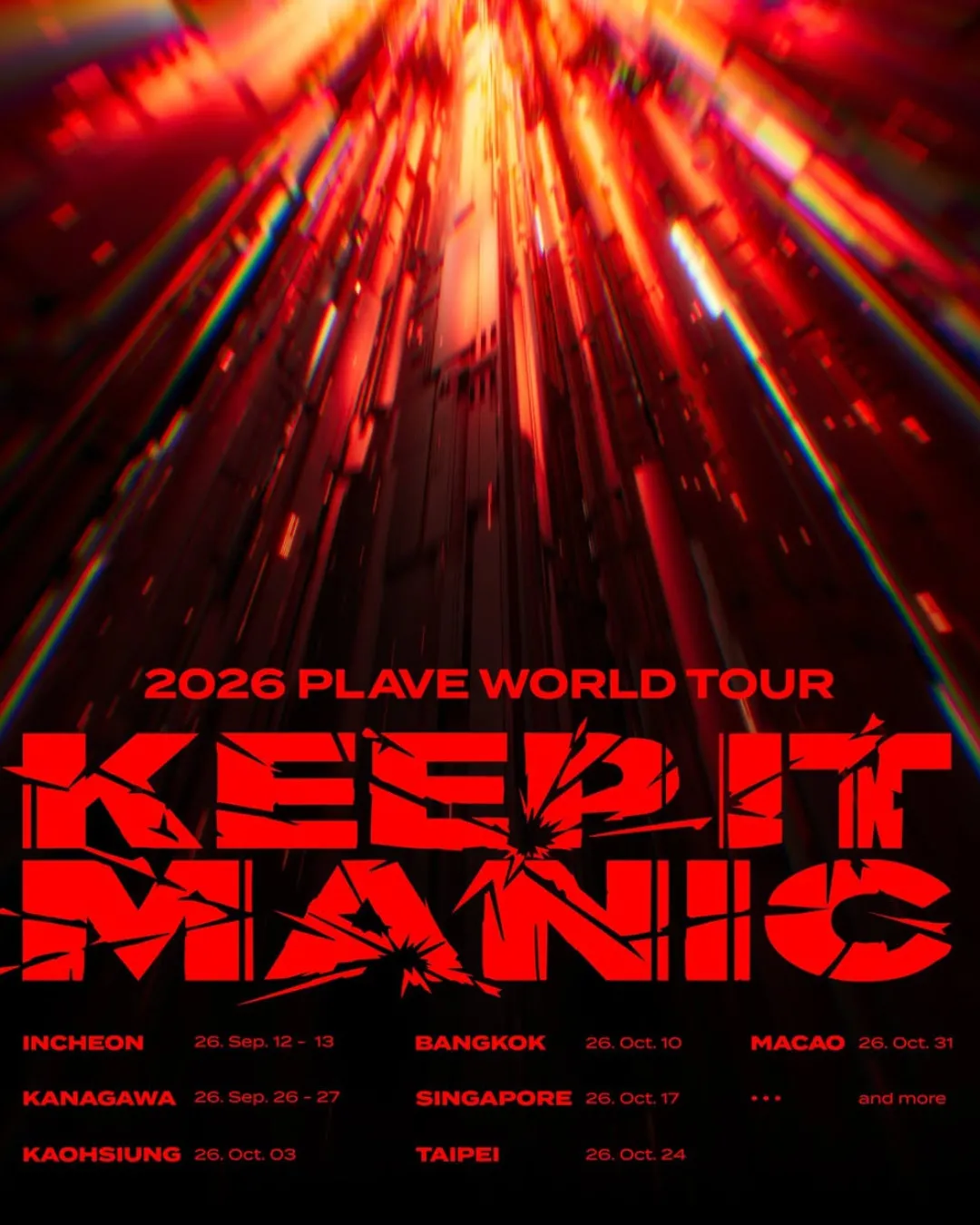 PLAVE 世界巡迴演唱會 澳門站 World Tour [KEEP IT MANIC] 澳門站