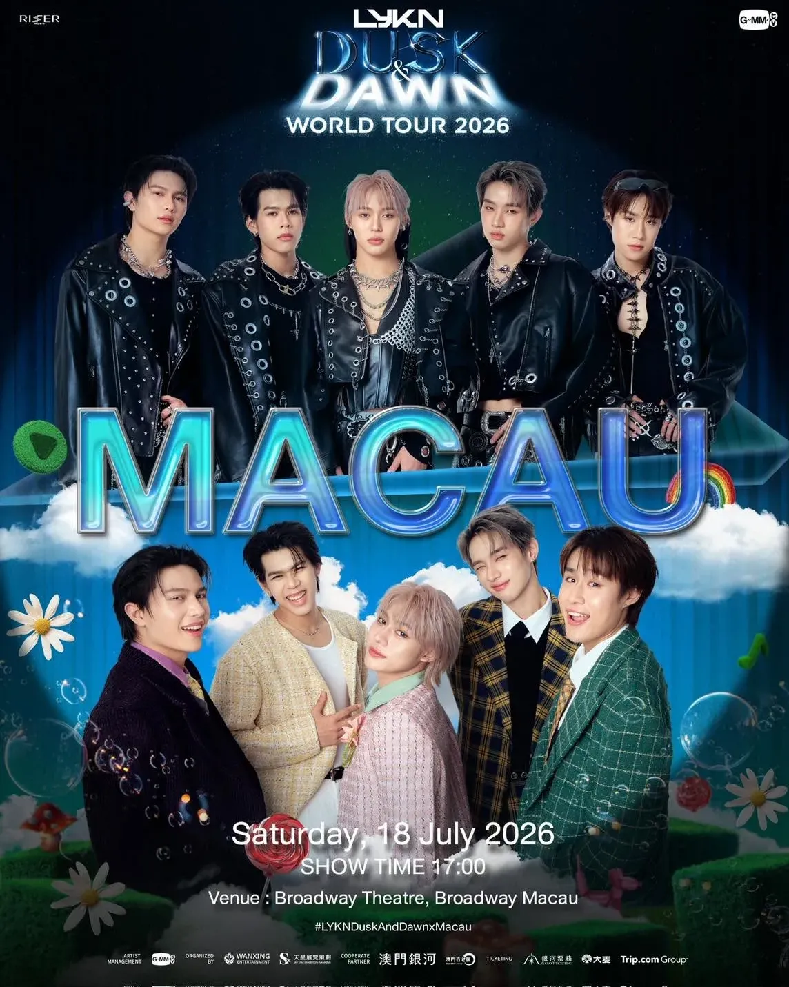 LYKN DUSK AND DAWN 世界巡會演唱會澳門站 WORLD TOUR 2026 IN MACAU