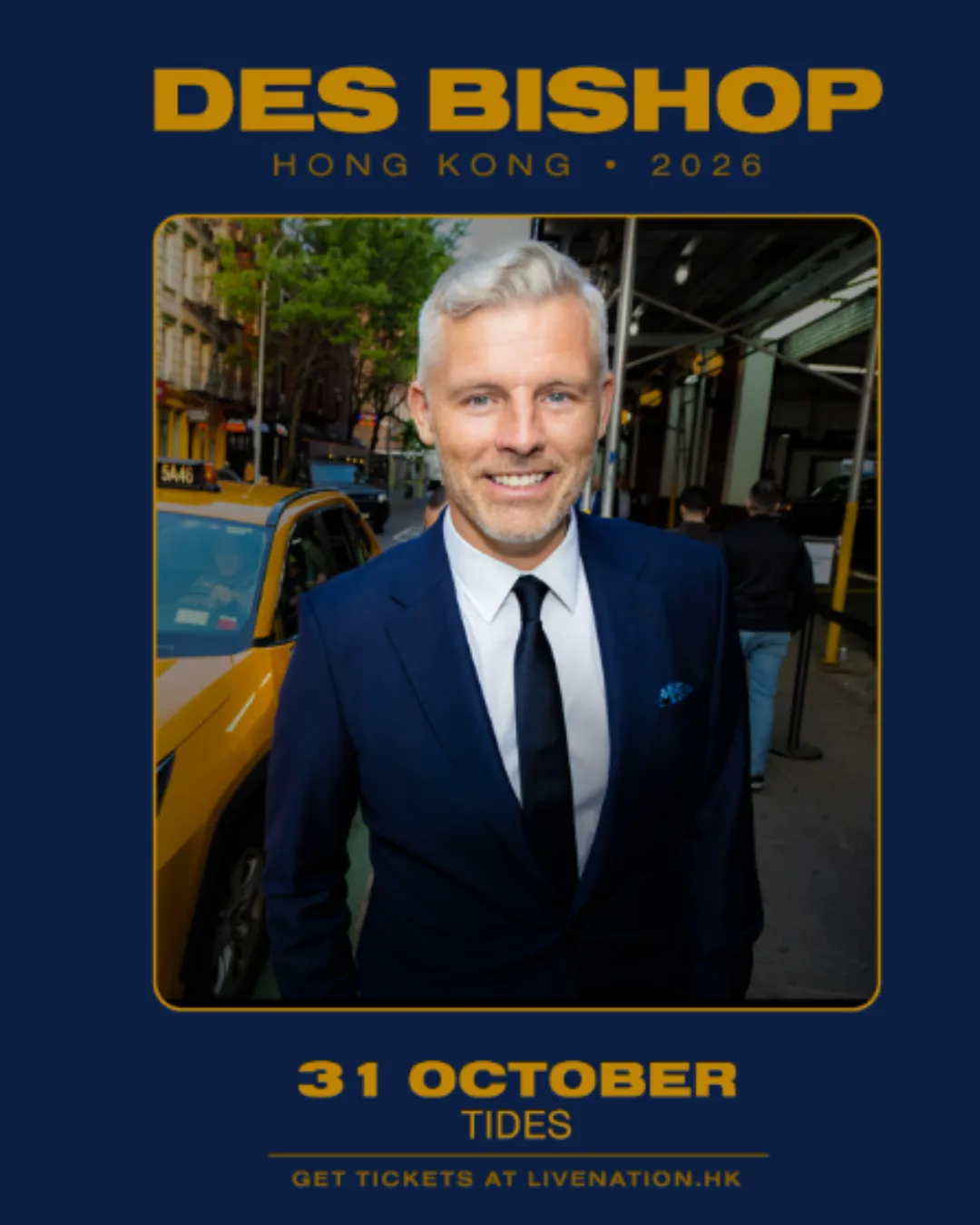 Des Bishop 棟篤笑香港站2026 Live in Hong Kong