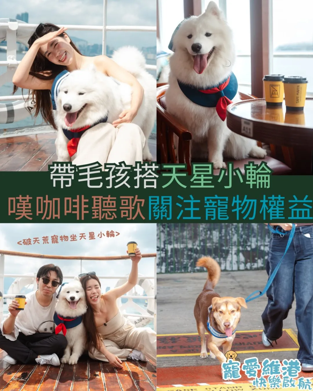 「寵愛維港 快樂啟航」狗狗天星小輪遊船河