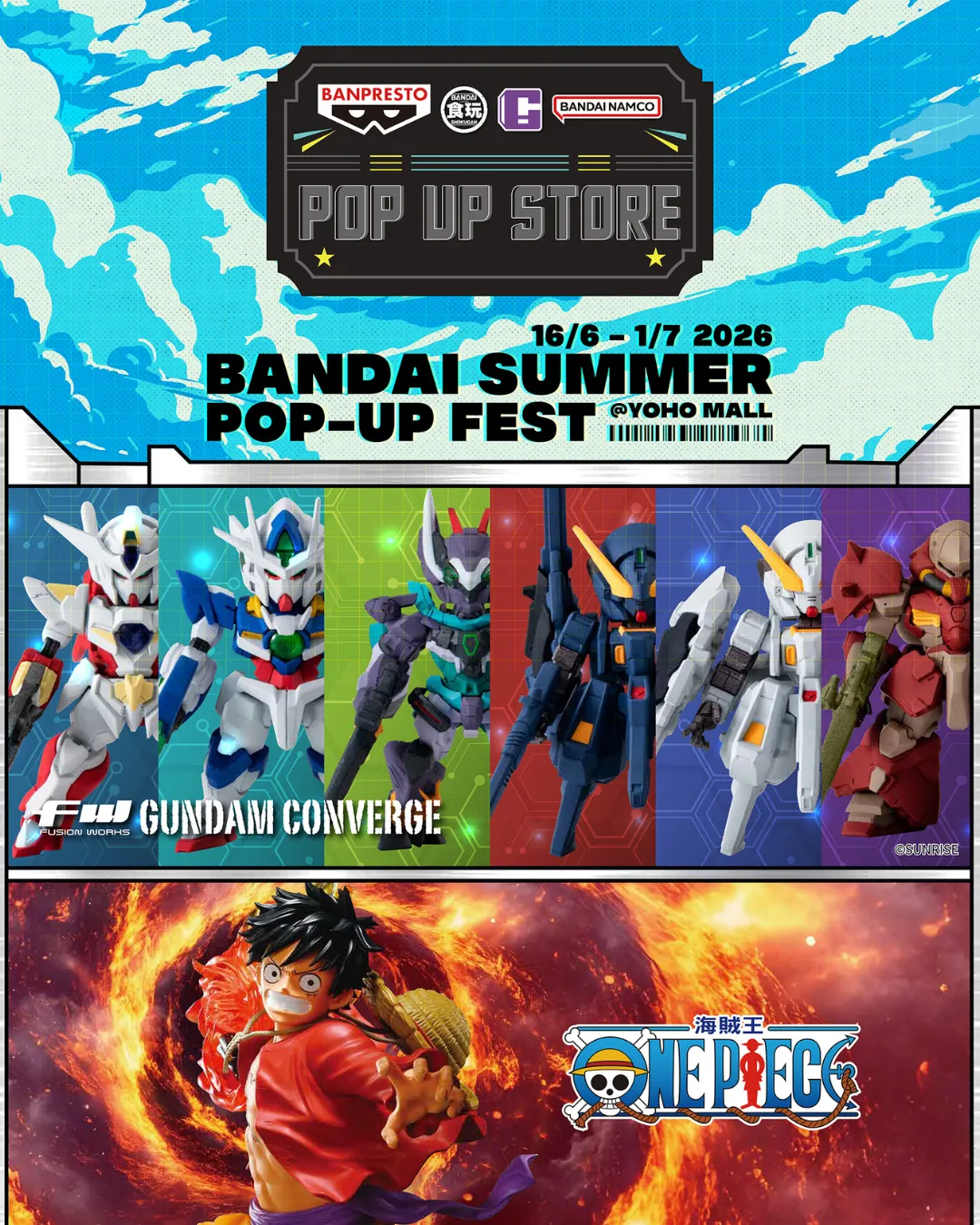 Bandai Summer Pop-up Fest 2026