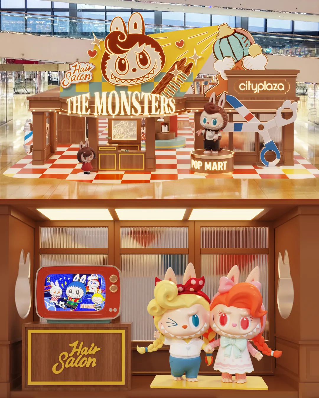 THE MONSTERS 復古理髮店主題展@太古城中心