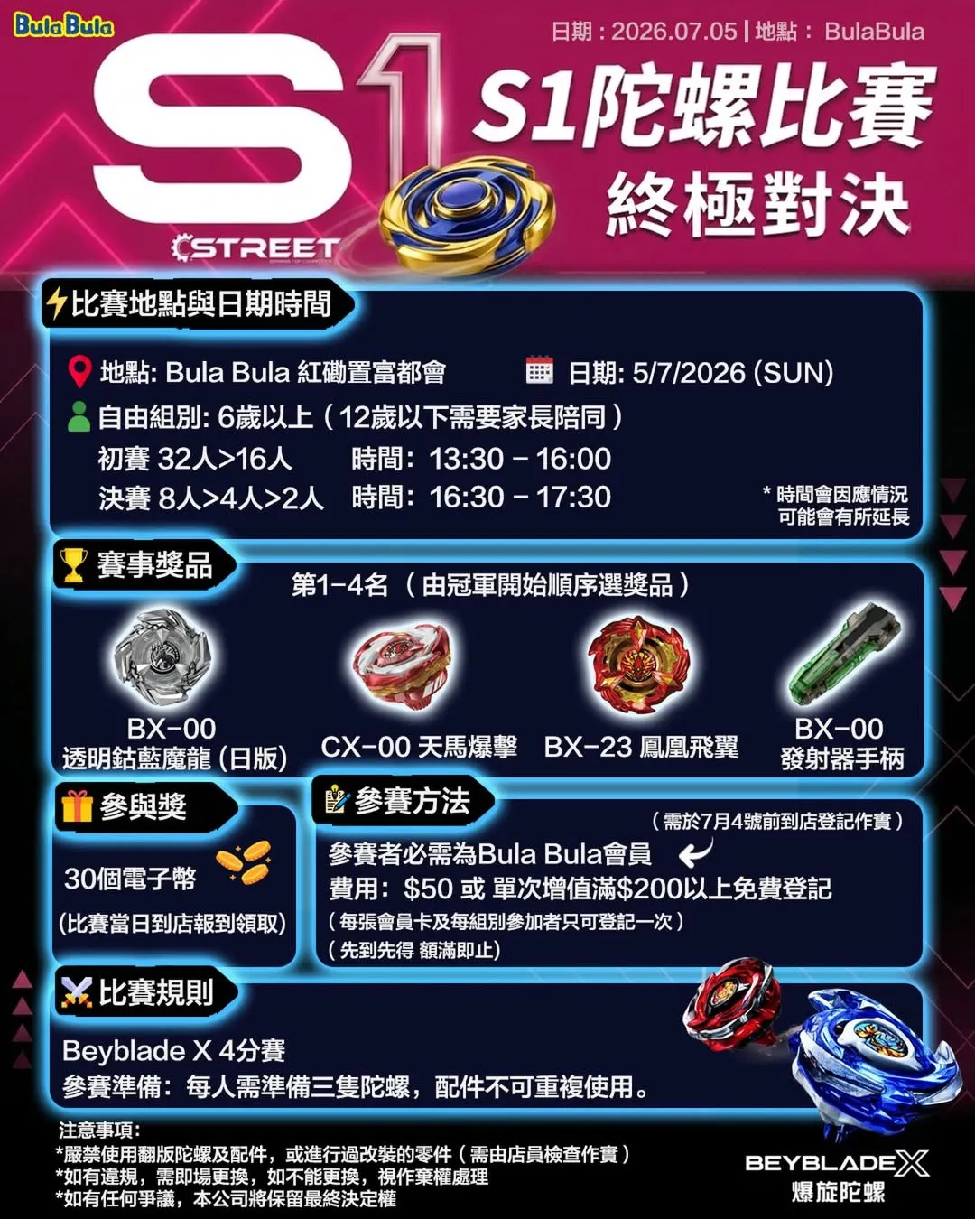 Bula Bula S1 陀螺大賽