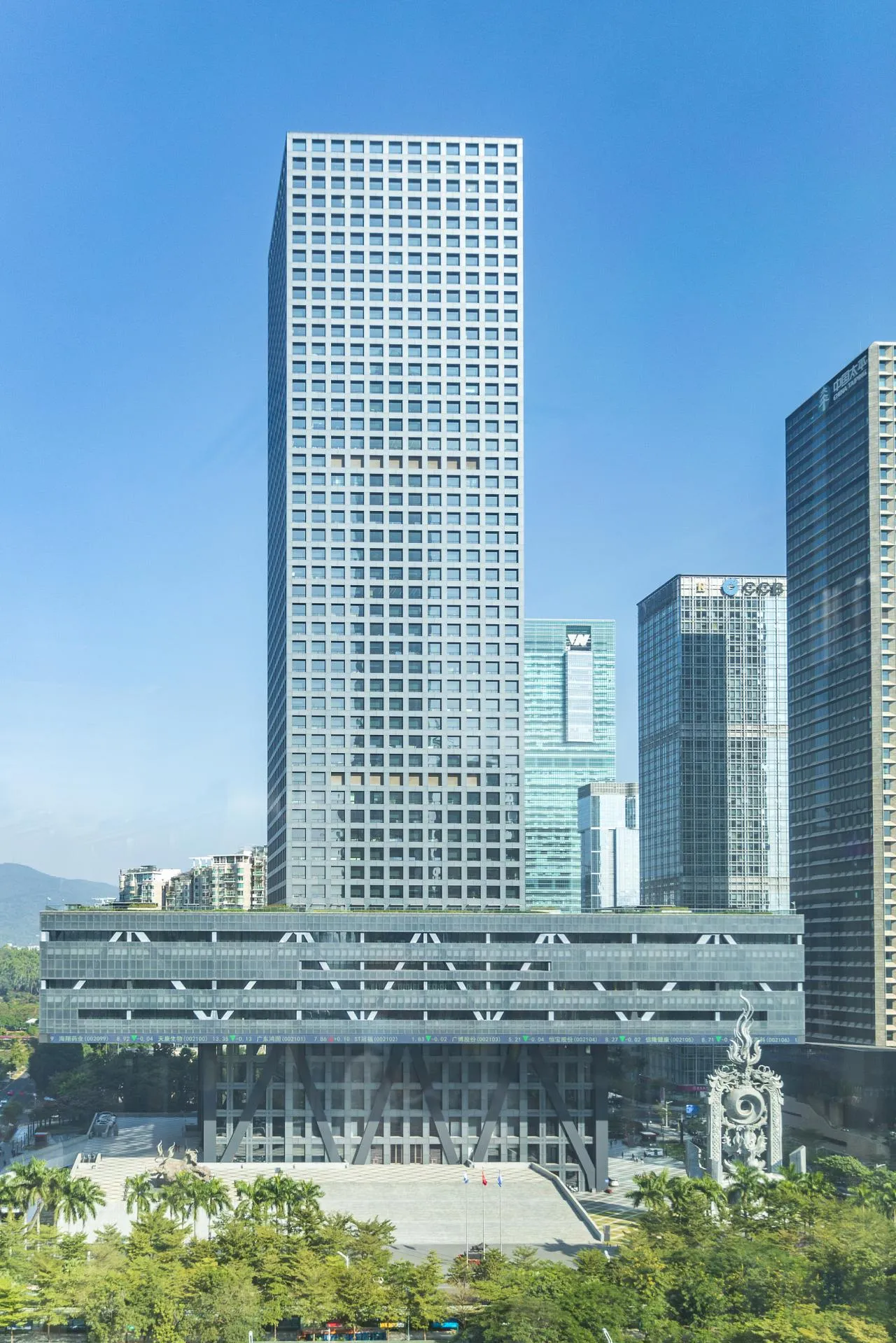 深圳證券交易所廣場-西面廣場