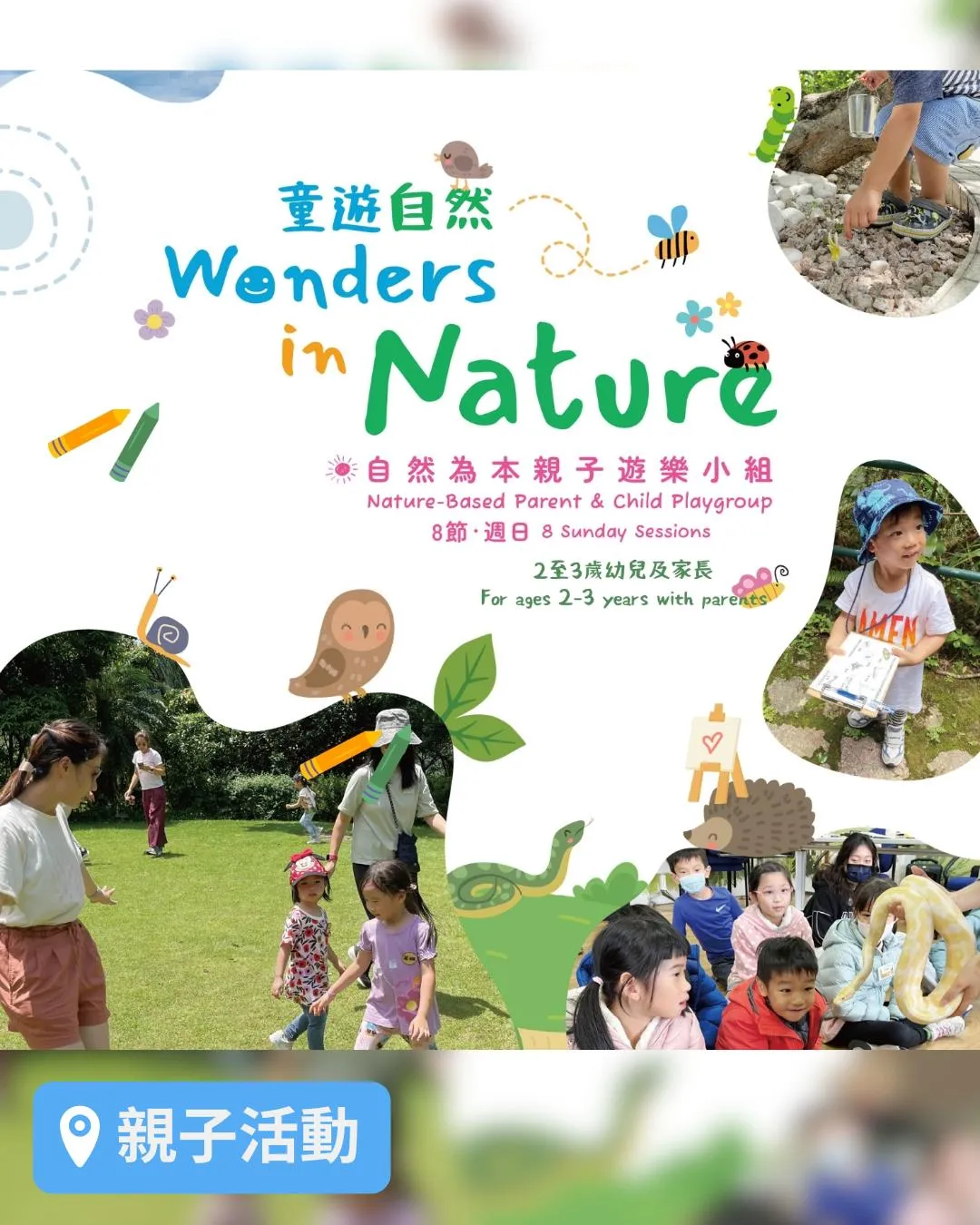 童遊自然 - 自然為本親子遊樂小組