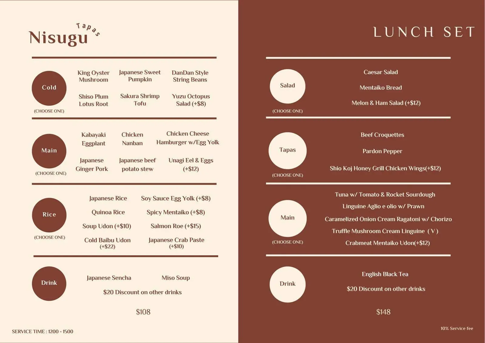 Nisugu食評/餐牌/價錢/訂座優惠