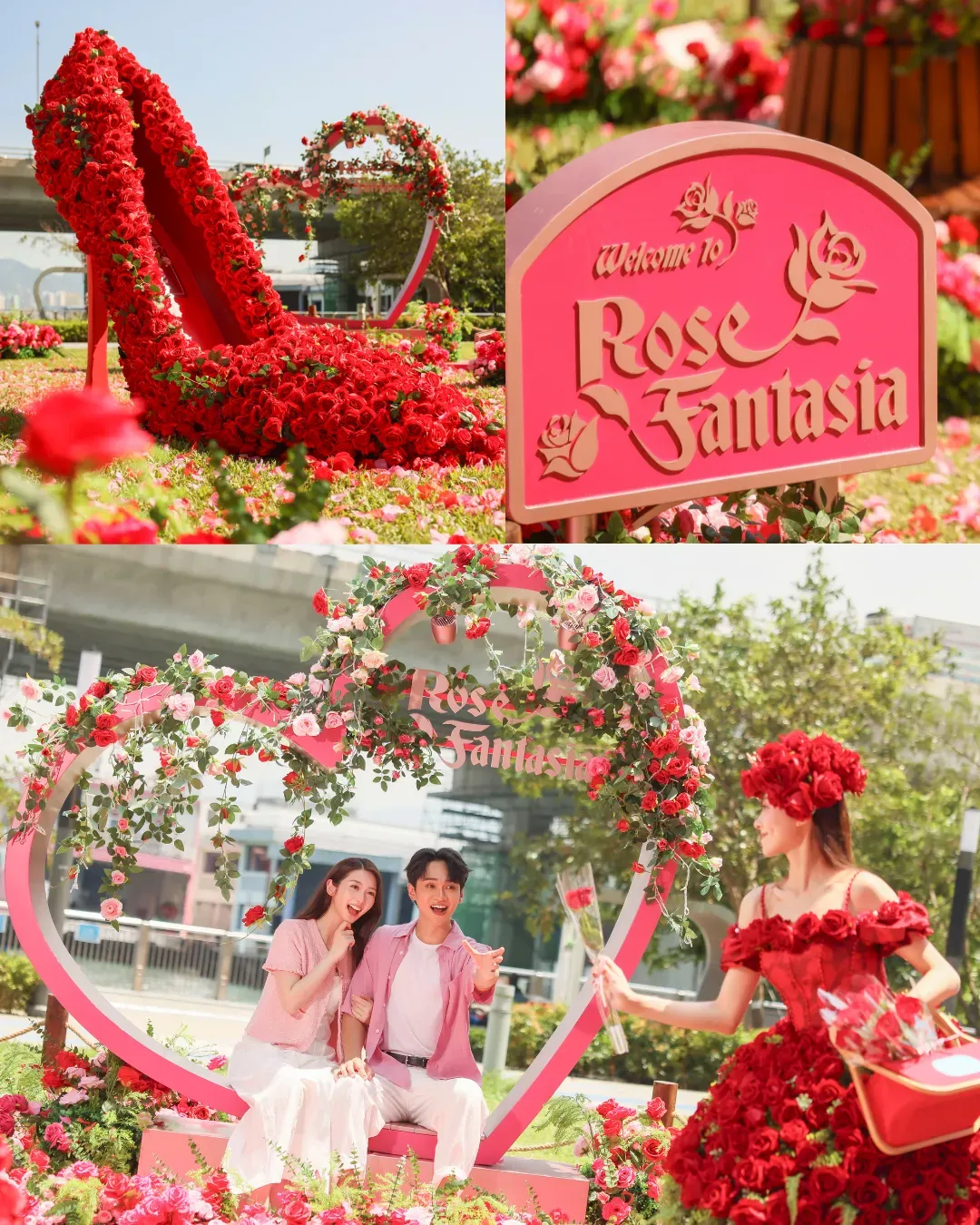 「Rose Fantasia盛夏玫瑰奇緣」園藝裝置