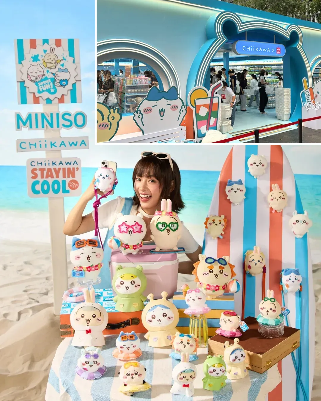 Chiikawa X MINISO 酷暑夏日主題快閃店