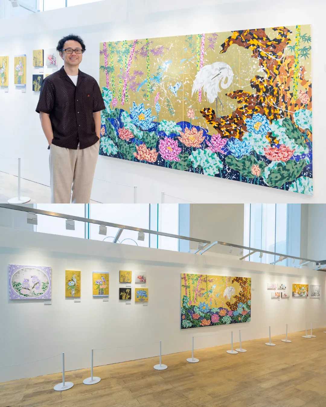 《花鳥金語 : Golden Whispers》深沢尚宏個人作品展