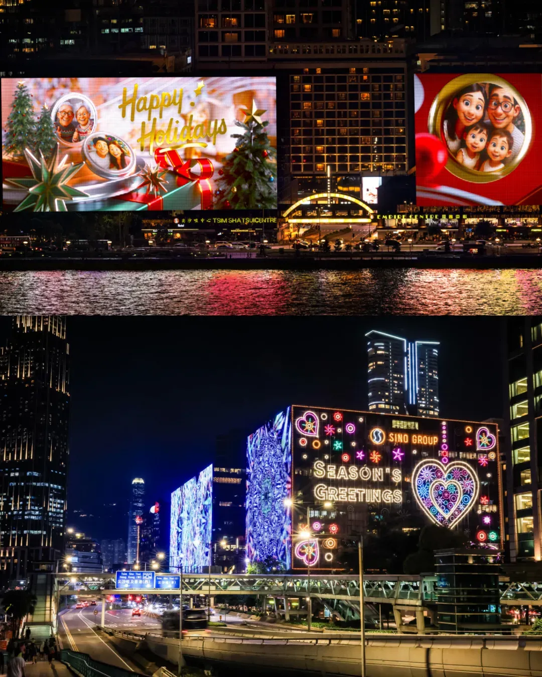 《Windows of Wonder》尖沙咀海傍聖誕AI光影匯演