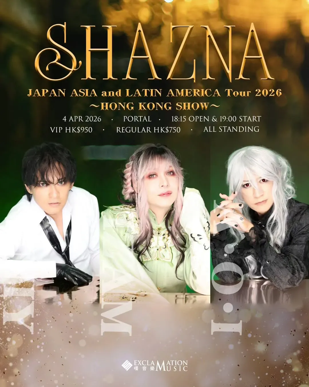 SHAZNA JAPAN ASIA and LATIN AMERICA Tour 2026 〜HONG KONG SHOW〜