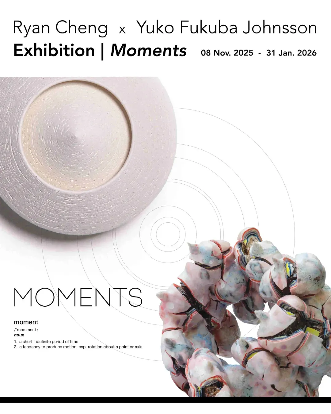 "Moments" 鄭禮仁 x JOHNSSON x 福場祐子展覽