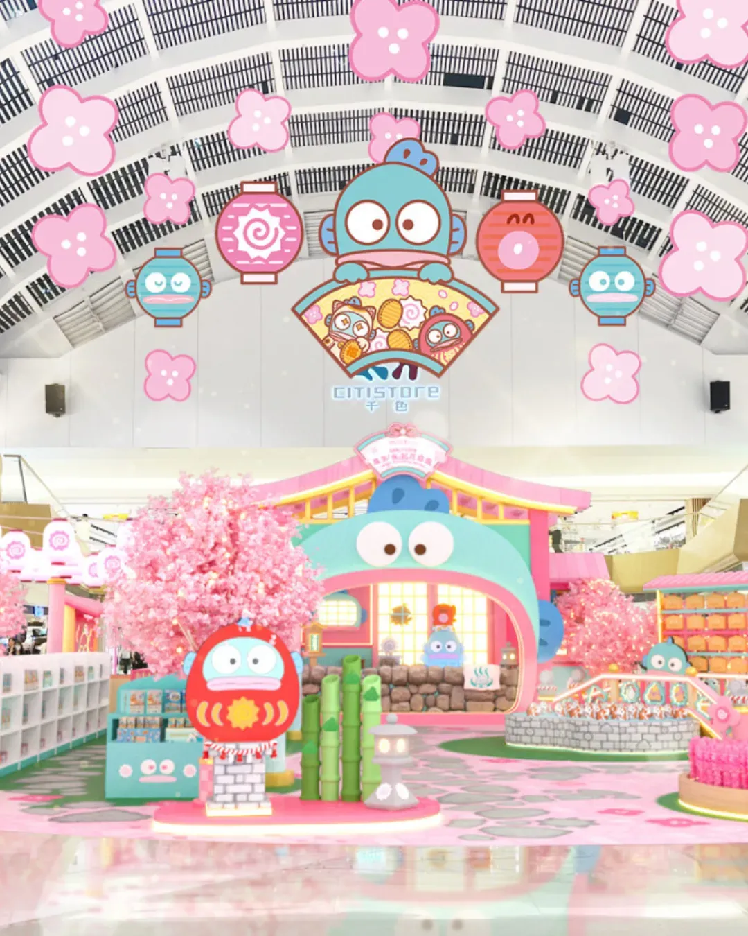 MOSTown 新港城中心 x HANGYODON 風生「水」起花庭園