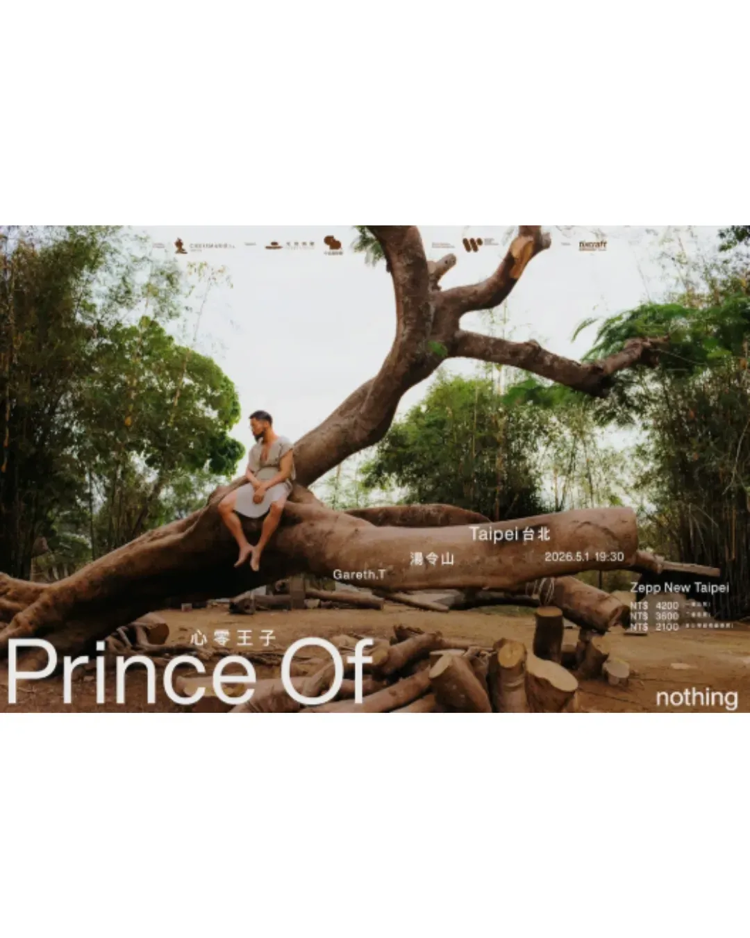 Gareth.T湯令山台北演唱會2026 Prince of Nothing 心零王子