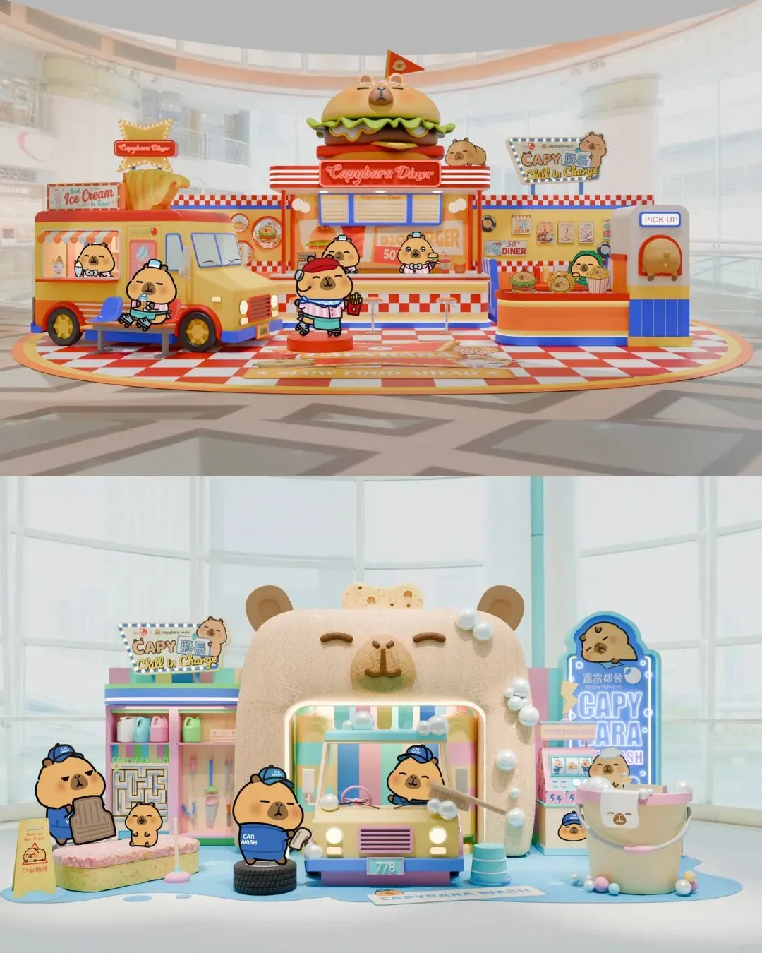 Capybara PIMOO CAPY豚長 Chill in Charge @置富Malls