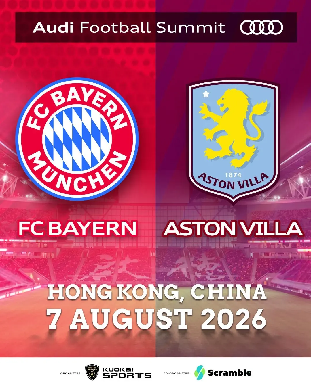 2026年奧迪足球峰會 - 拜仁慕尼黑 vs 阿士東維拉