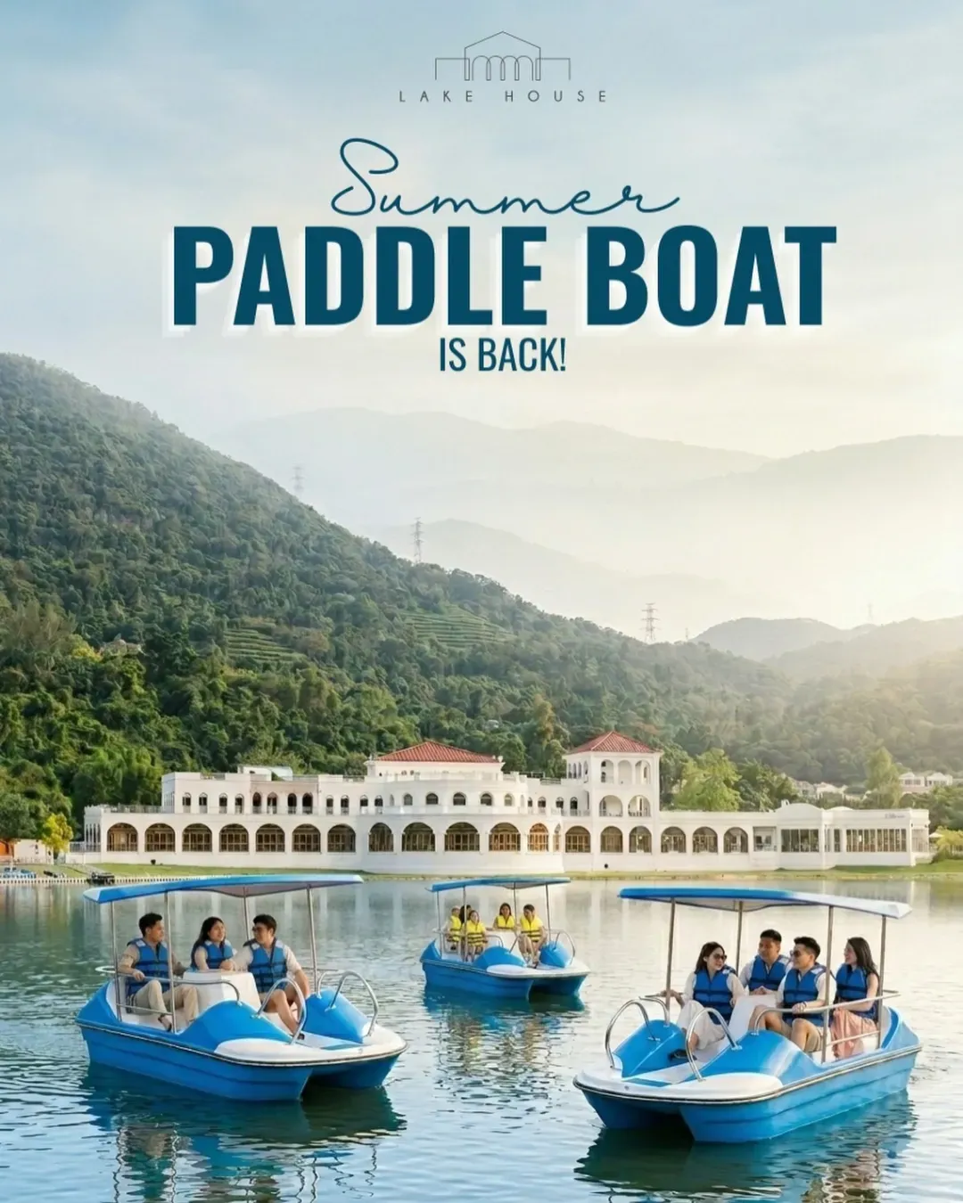 白鷺湖腳踏船 Paddle Boat 體驗
