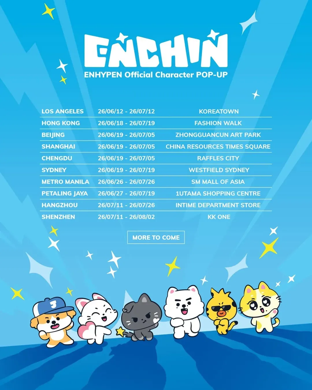 ENHYPEN Official Character <ENCHIN> POP-UP