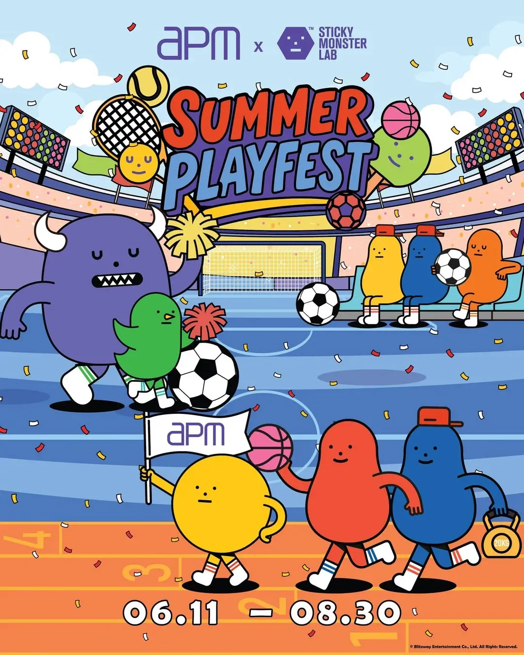 apm × Sticky Monster Lab Summer Playfest