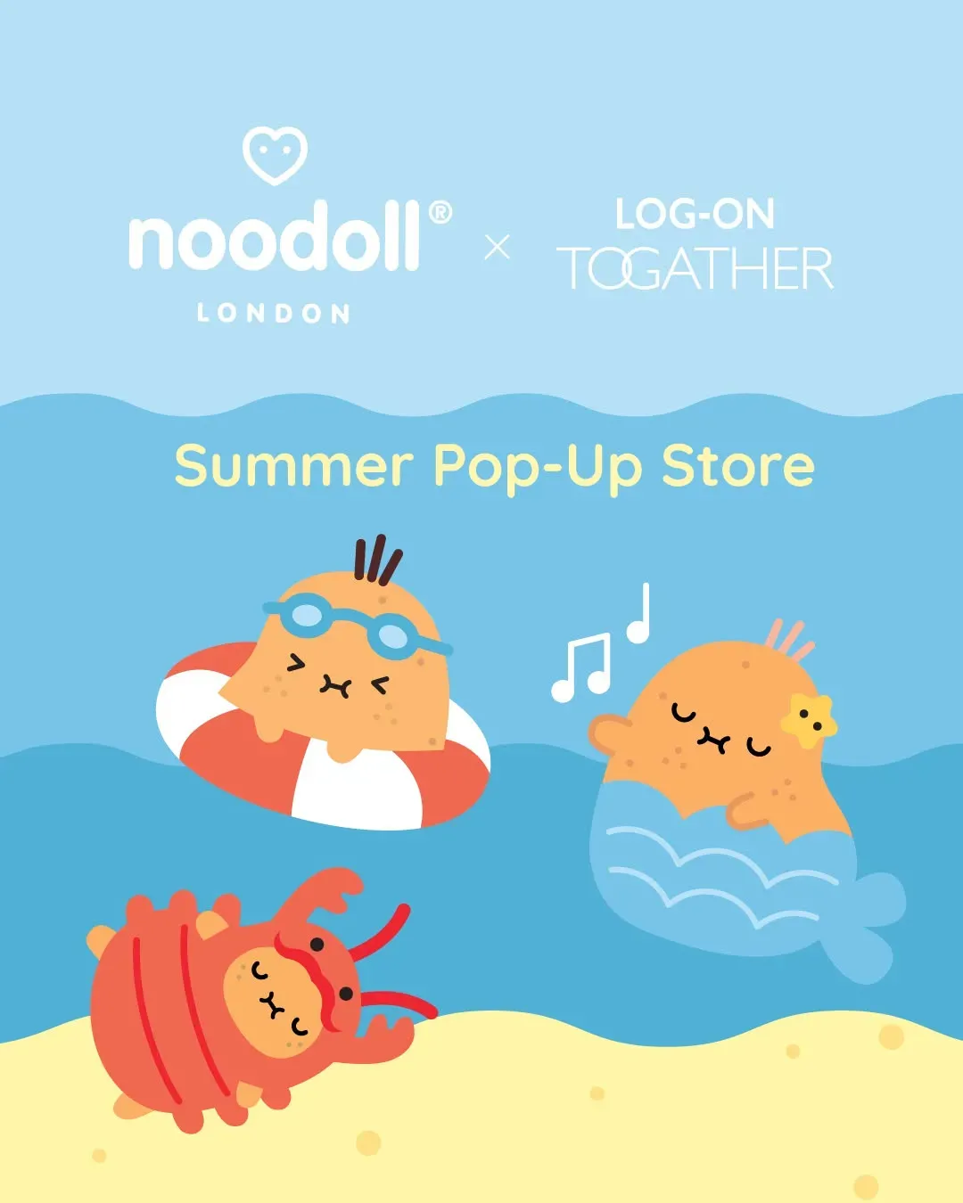 Noodoll 仲夏假日主題快閃店