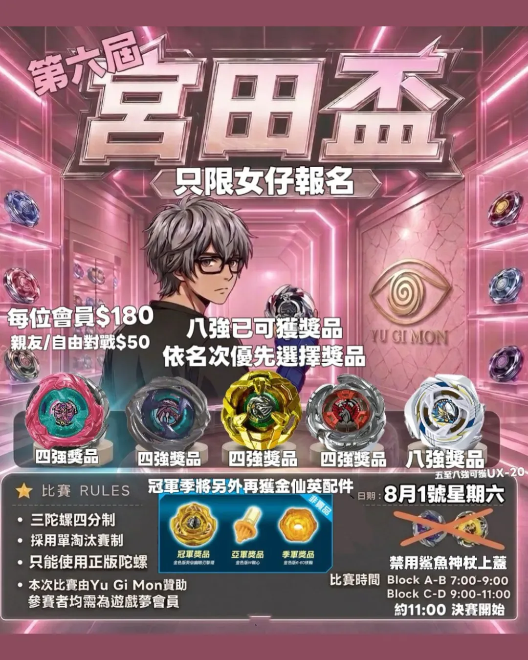第6屆 宮田盃 爆旋陀螺比賽