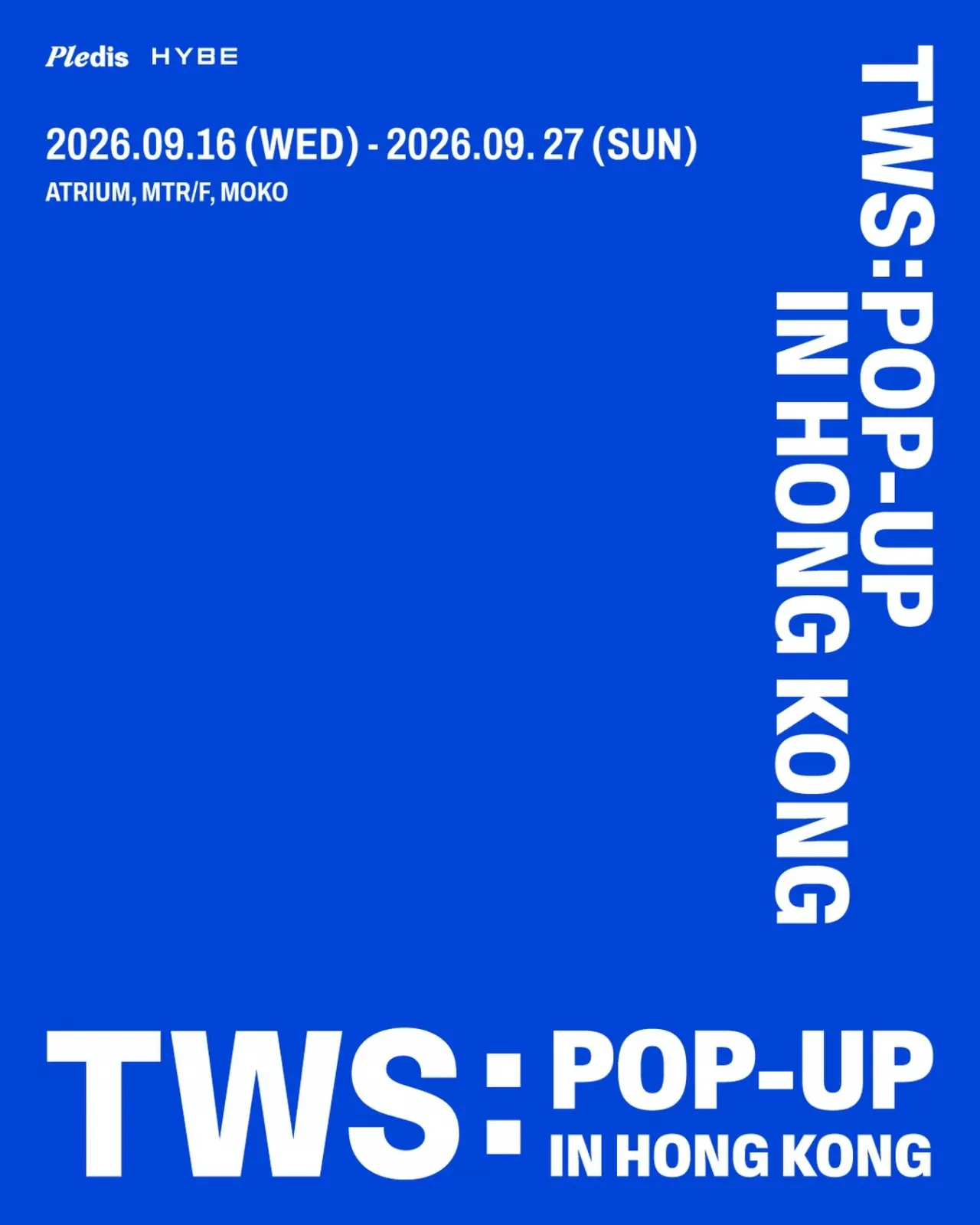 TWS POP-UP IN HONG KONG