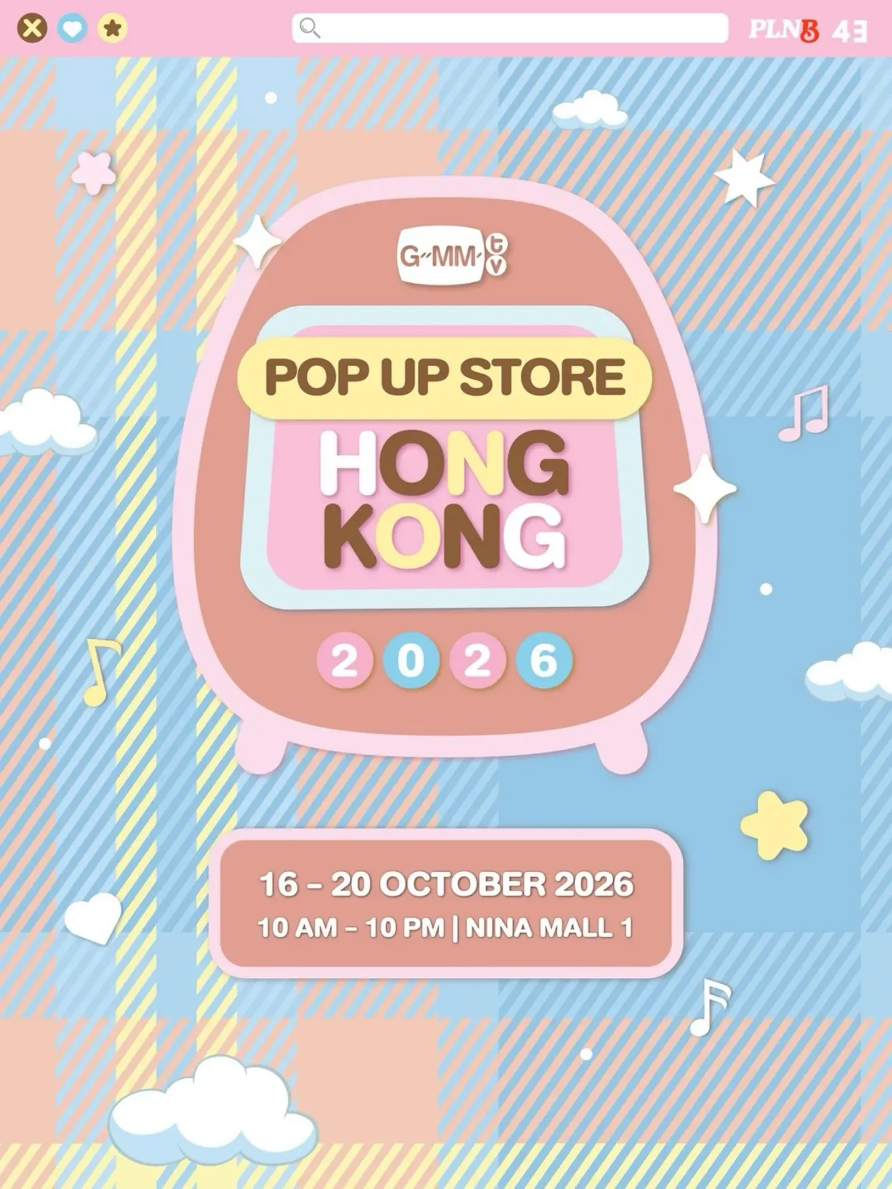 GMMTV POP UP STORE IN HONG KONG 2026