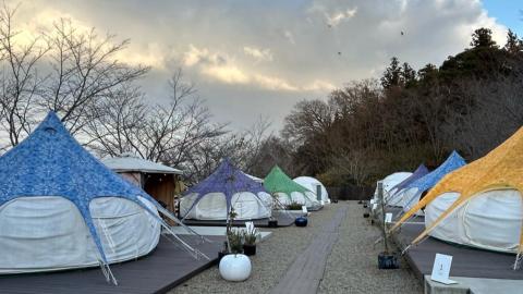 【VLOG】兵庫縣│三田市 💕 Glamping +天然溫泉 + BBQ 晚餐 + 軟雪糕任食 + 咖啡任飲 ✨ 療癒之旅