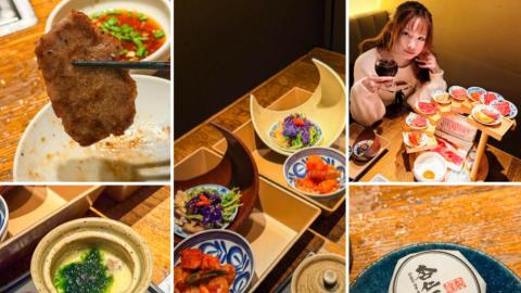 【東京】美食．熟成燒肉 肉源｜六本木高CP值燒肉推薦「名物焼肉十段盛り」