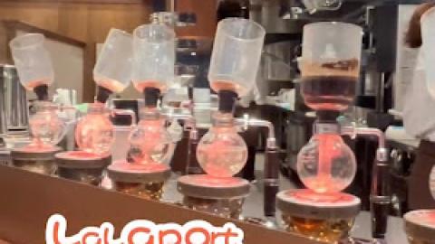 【2025 北九州 福岡遊】福岡│食記 ♥ 福岡 LaLaport 昭和復古風喫茶店。食個下午茶。嘆杯虹吸式咖啡 ♥ 倉式珈琲店