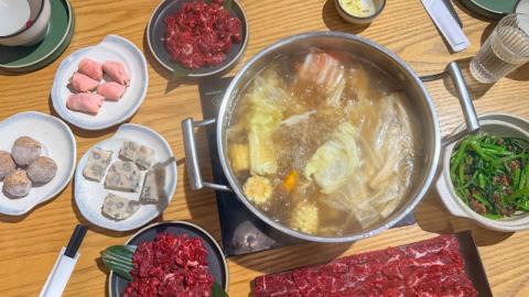 【台北】美食．牛敘溫體牛肉火鍋｜中山區人氣溫體牛！現切牛肉、牛骨湯底一次滿足