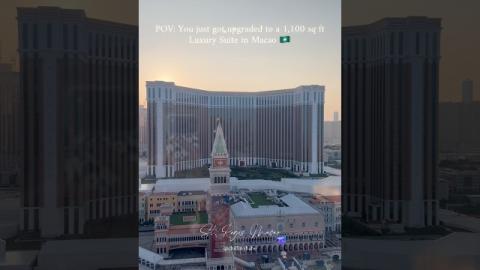 POV: 住完唔想走！澳門瑞吉千呎大都會套房開箱，24小時私人管家有幾爽？🥂