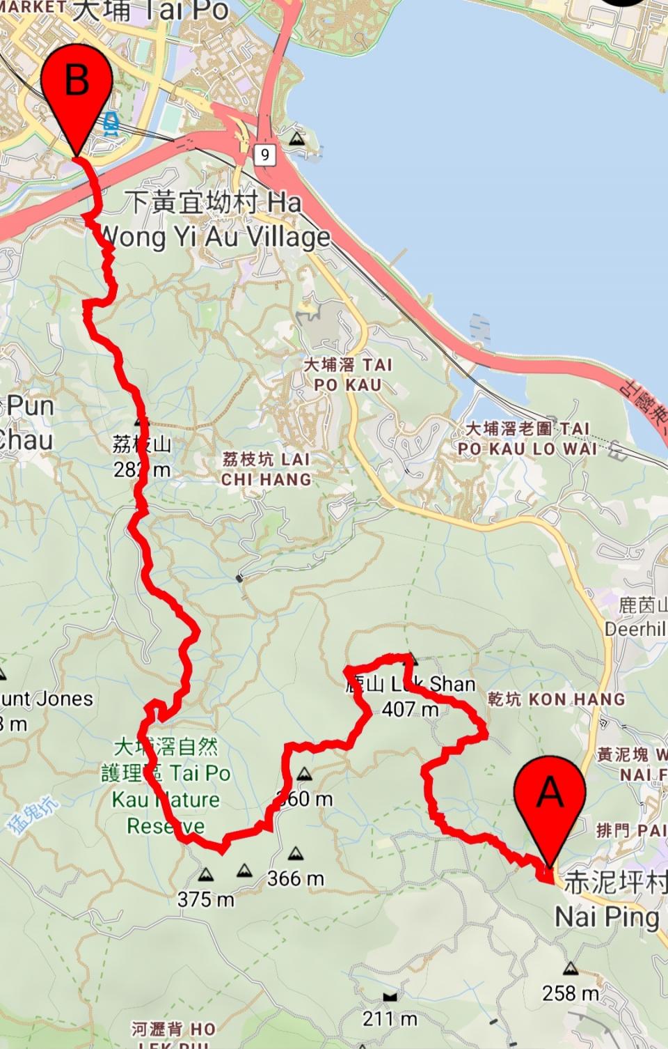 大埔尾至大埔墟行山篇》鹿山、大埔滘林徑(黃/啡/藍路)、荔枝山- U Blog