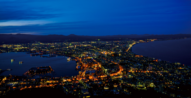 觀光 北海道函館函館山夜景 失望而回的前日本三大夜景 百萬夜景 U Blog