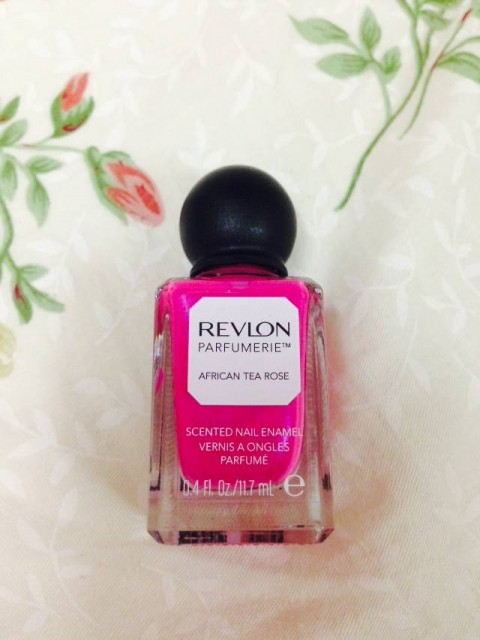 台北 購物 化妝品 護膚品 屈臣氏 Revlon Parfumerie Scented Nail Enamel African Tea Rose
