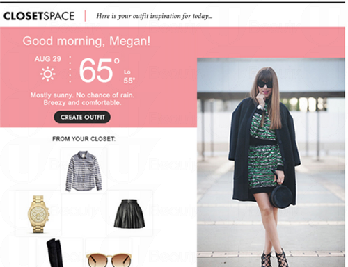 ClosetSpace App 根據天氣為你襯衫 完美解決你的穿衣煩惱