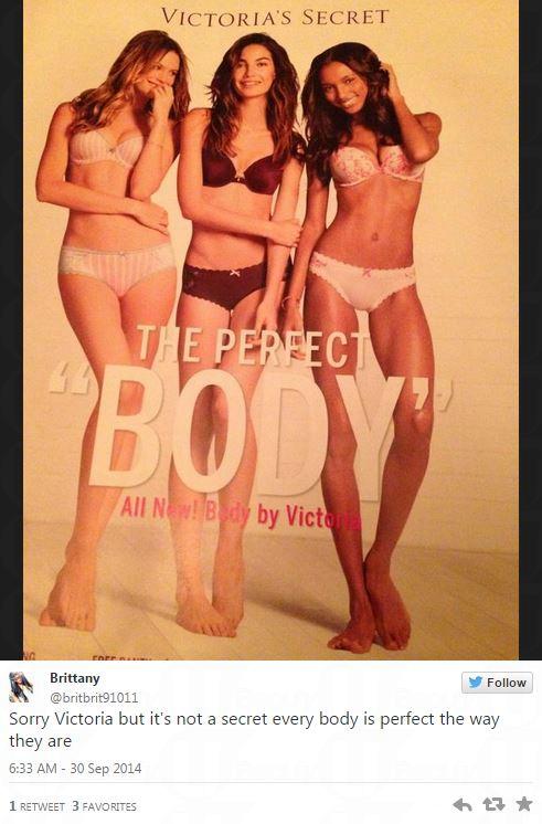 Victoria's Secret 廣告讓英國人憤怒了 