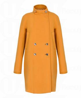 美品 16AW Max&Co il mio cappotto マックス&コー シェブロン柄 ウール 