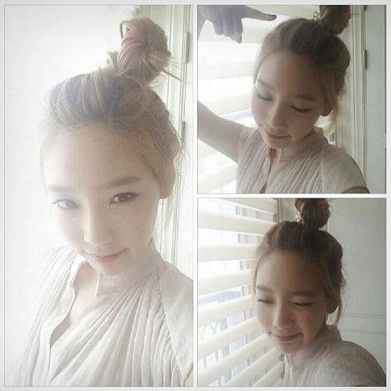 韓妹髮型教學！可愛感up 捲捲瀏海丸子頭