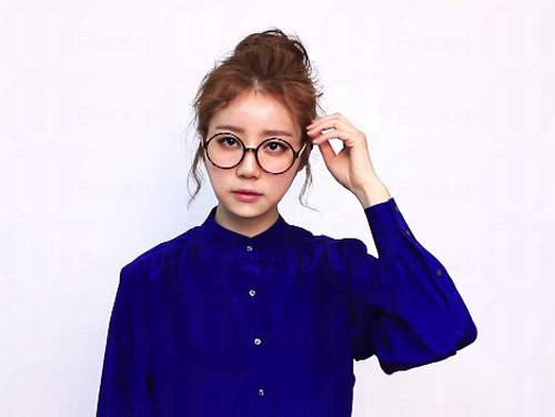 韓妹髮型教學！可愛感up 捲捲瀏海丸子頭