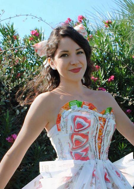 衛生紙婚紗？精緻程度媲美一般婚紗！