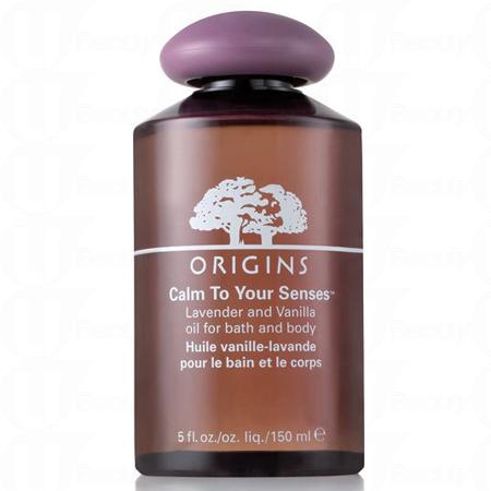 在乾燥的冬日，除了要滋潤臉上的肌膚，身體肌膚亦要好好護養。Origins 以薰衣草及雲呢拿香薰推出Calm To Your Senses感觀治療身體護理系列，以潤體霜、沐浴油及按摩浴油，帶來紓緩寧神的沐浴和護膚新體驗，來個體貼身、心、靈的感官治療！