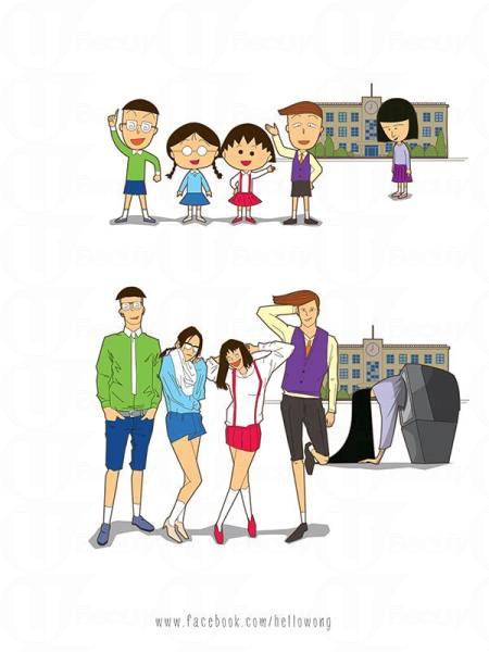 顛覆童年記憶 卡通人物都識長大? 顛覆童年記憶 卡通人物都識長大?