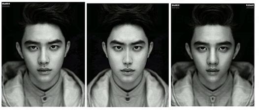 EXO成員 哪張臉最對稱? EXO成員 哪張臉最對稱?