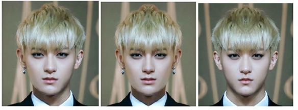 EXO成員 哪張臉最對稱? EXO成員 哪張臉最對稱?