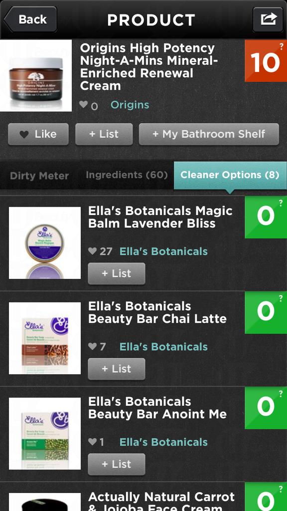 Think Dirty:用app check下你用的化妝護膚品有無毒 Think Dirty:用app check下你用的化妝護膚品有無毒