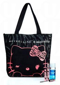 由 11 月 18 日起於 MAYBELLINE 旺角朗豪坊專門店購買 Hello Kitty x Volum’Express Hypercurl Cat Eyes 瞬盈睫毛液 2 支， 即可獲贈限定版 MAYBELLINE x Hello Kitty Tote Bag 及卸妝液！