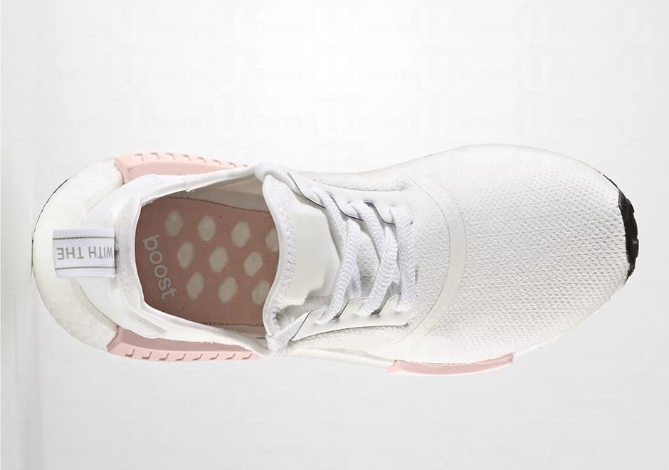 adidas gazelle silver green womens adidas Nmd R2 PK White 8.5 main image 1